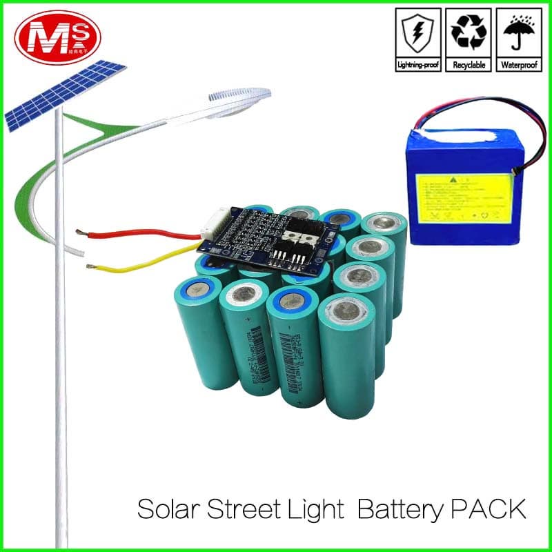 12V 15Ah LiFePO4 Batteries pack for solar lighting system